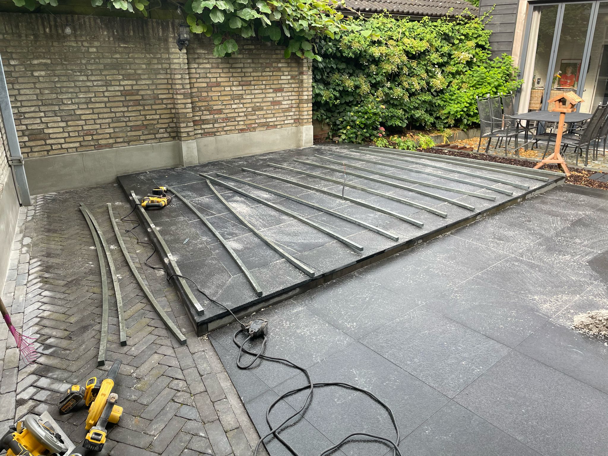 Millboard terras tbv jacuzzi (Den Hout) — afbeelding 2