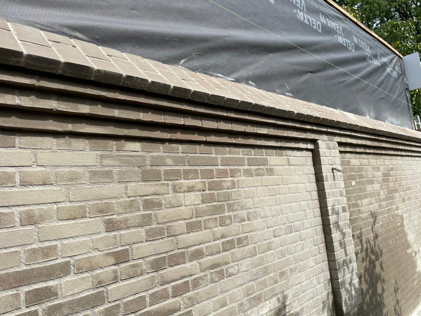 Ontwerp en uitvoering van kloostermuur Pastoriewoning (Wernhout) * — afbeelding 3